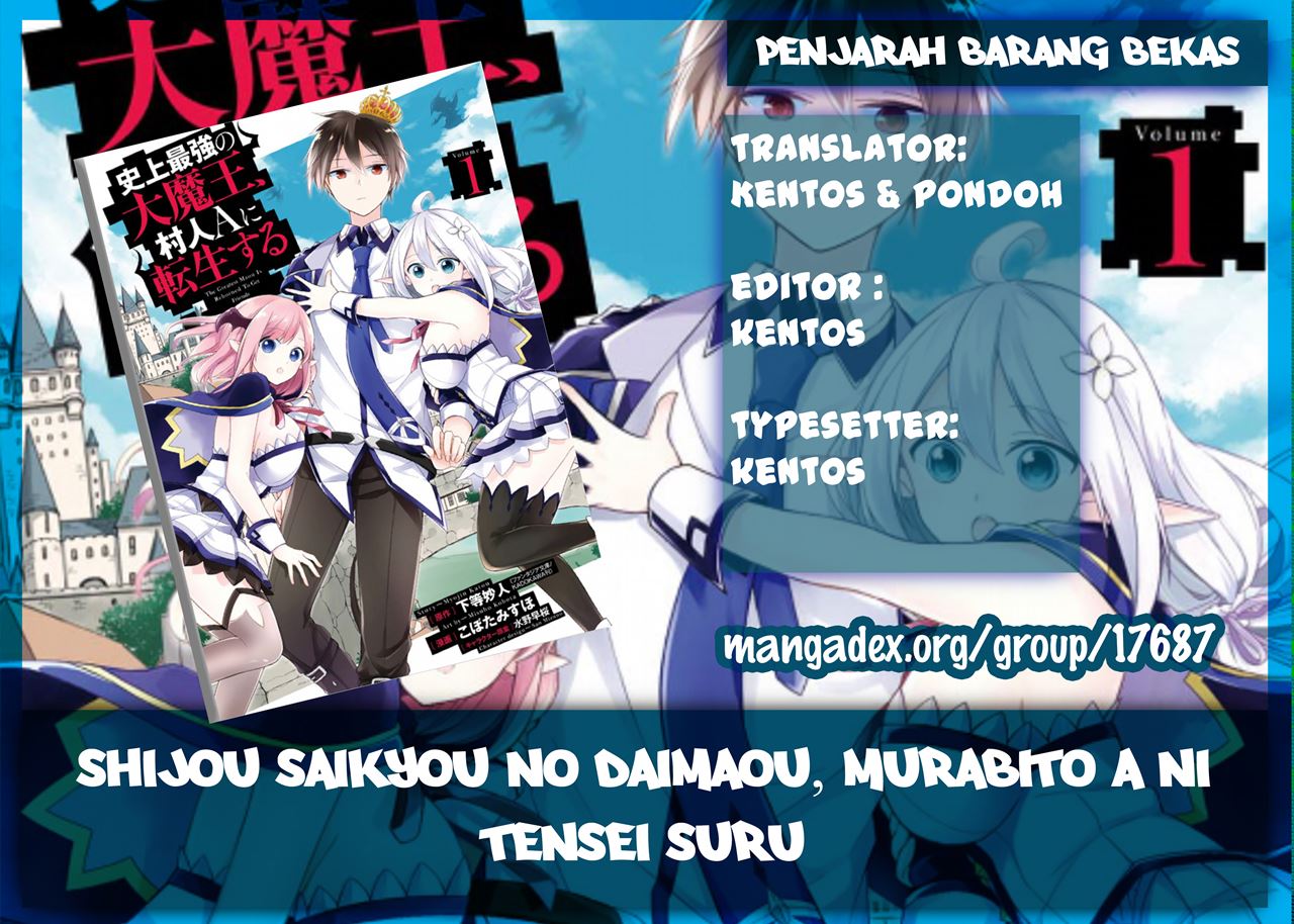 Shijou Saikyou no Daimaou, Murabito A ni Tensei suru Chapter 01 Gambar 1